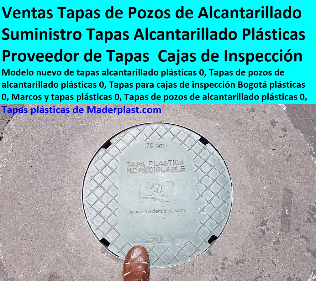 14 Tapas plásticas Alcantarilla Manjoles Tanques Sumideros